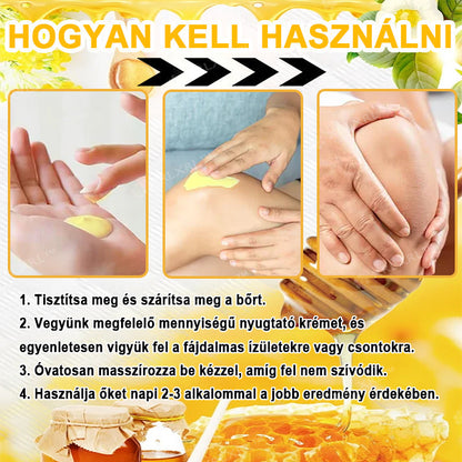 🦵XRLXRL® Méhméreg Azonnali Ultra Erős Fájdalomcsillapító Krém - (Enyhíti a fájdalmat ízületi gyulladás, izomfájdalom, hátfájás, térdek, hát, vállak, csípők, csuklók, kezek esetén)📦