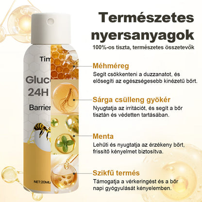 CleraNaure® GlucaVeil 24H Lábvédő Spray 🌿 – Természetes Védőformula Érzékeny és Száraz Láb Bőrének Mindennapi Ápolására 🎁