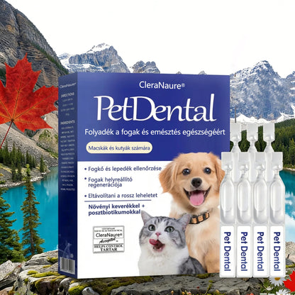 [Hivatalos bolt]CleraNaure® Pet Dental & Digestive Health Oral Liquid – Frissíti a leheletet, eltávolítja a fogkövet, elősegíti az íny regenerálódását, stabilizálja a fogakat (macskák és kutyák számára)  – Ma 80% kedvezmény🎁