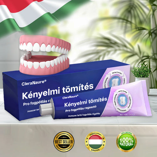 🔥KORLÁTOZOTT KÜLÖNLEGES AJÁNLAT CleraNaure®🔥 Comfort Seal Pro Fogsor Ragasztó  FDA Tanúsítvánnyal🔥