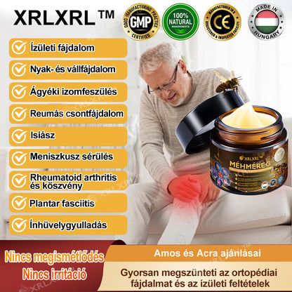🦵XRLXRL® Méhméreg Azonnali Ultra Erős Fájdalomcsillapító Krém - (Enyhíti a fájdalmat ízületi gyulladás, izomfájdalom, hátfájás, térdek, hát, vállak, csípők, csuklók, kezek esetén)📦