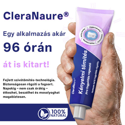 🔥KORLÁTOZOTT KÜLÖNLEGES AJÁNLAT CleraNaure®🔥 Comfort Seal Pro Fogsor Ragasztó  FDA Tanúsítvánnyal🔥