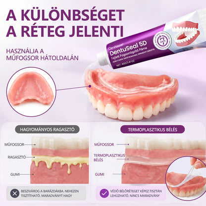 CleraNaure® DentuSeal 5D fejlett műfogsorrögzítő és párnázó ragasztó🔥