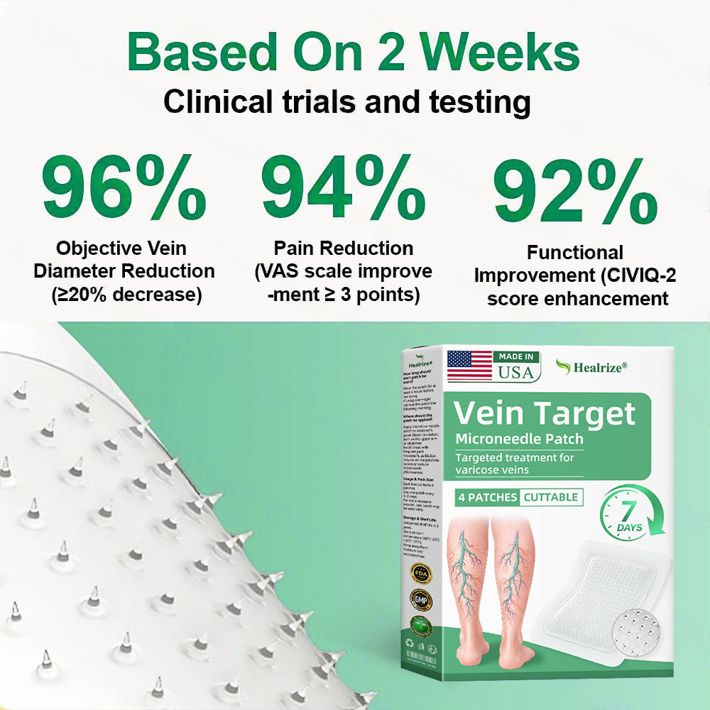 👨‍⚕️🦵✅Healrize® VeinTarget mikrotűs tapasz ⚡Azonnali enyhülés hosszú távú eredmények
