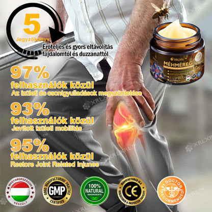 🦵XRLXRL® Méhméreg Azonnali Ultra Erős Fájdalomcsillapító Krém - (Enyhíti a fájdalmat ízületi gyulladás, izomfájdalom, hátfájás, térdek, hát, vállak, csípők, csuklók, kezek esetén)📦